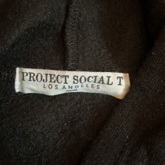 project social t black hoodie may contain alcohol size small womens - Picture 3 of 4